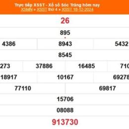 xổ số sóc trăng ngày 8 tháng 7 năm 2026