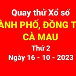 xổ số thành phố cà mau