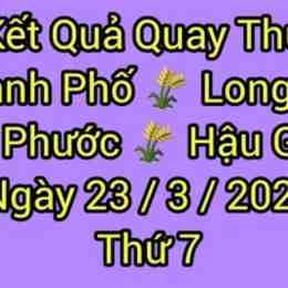 xổ số thành phố ngày 23