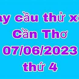 xổ số thử đài cần thơ