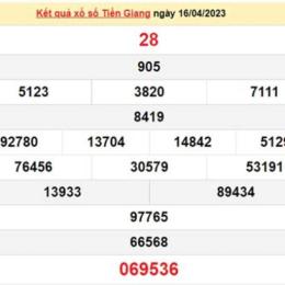 xổ số tiền giang trong 30 ngày