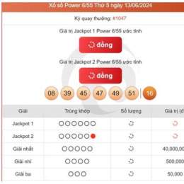 xổ số vietlott ngày 14 tháng 10