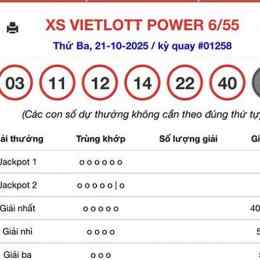 xổ số vietlott ngày 18 tháng 11 năm 2025