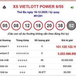 xổ số vietlott ngày 23 tháng 12