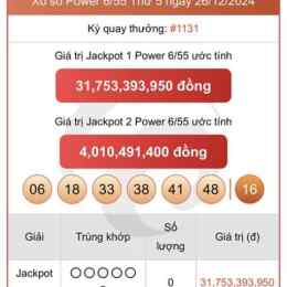 xổ số vietlott ngày 26 tháng 5