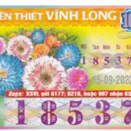 xổ số vĩnh long 25 tháng 09