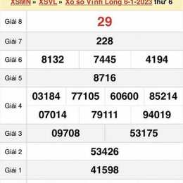 xổ số vĩnh long thứ sáu ba đài