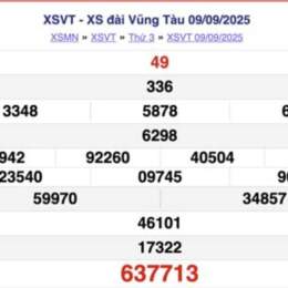 xo số vũng tàu